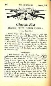 The Monstrance (Melb.), 1940, 5(8), 292.