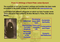 From the writings of Saint Peter Julian Eymard