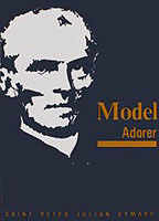 Cover of Saint Julian Eymard: Model adorer.