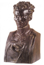 Photo of bust of Saint Peter Julian Eymard by Rodin