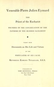 Book cover for Venerable Pierre Julien Eymard